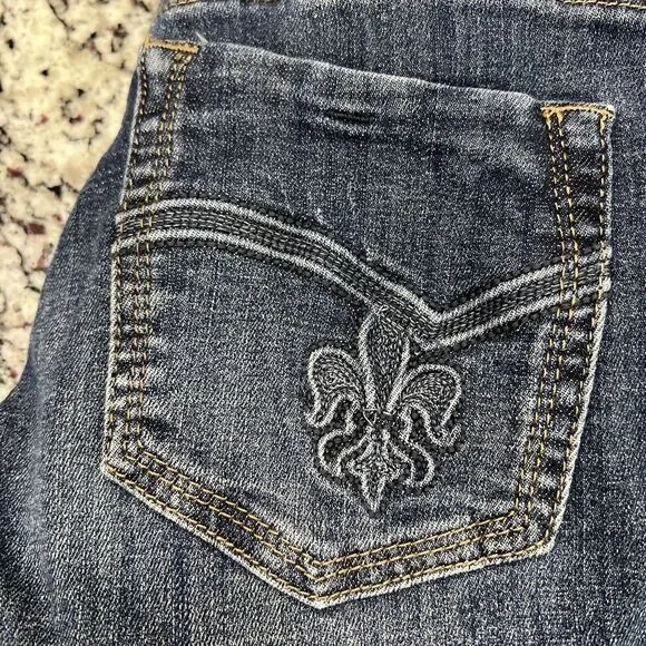 Lee Slender Secret Women's‎ Size 10 M Dark Blue Jeans Lower On The Waist - Picture 2 of 8